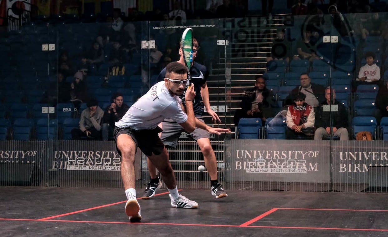 Youssef Bastawy on court 4