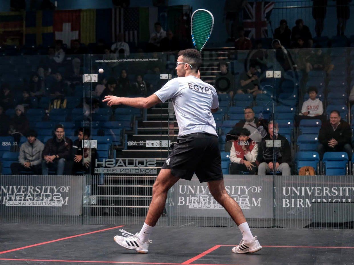 Youssef Bastawy on court 9