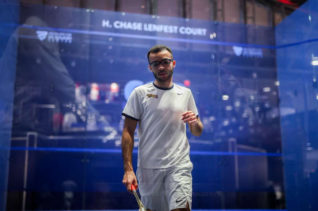 Youssef Bastawy on court 12