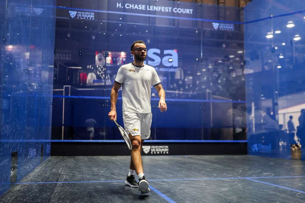 Youssef Bastawy on court 13
