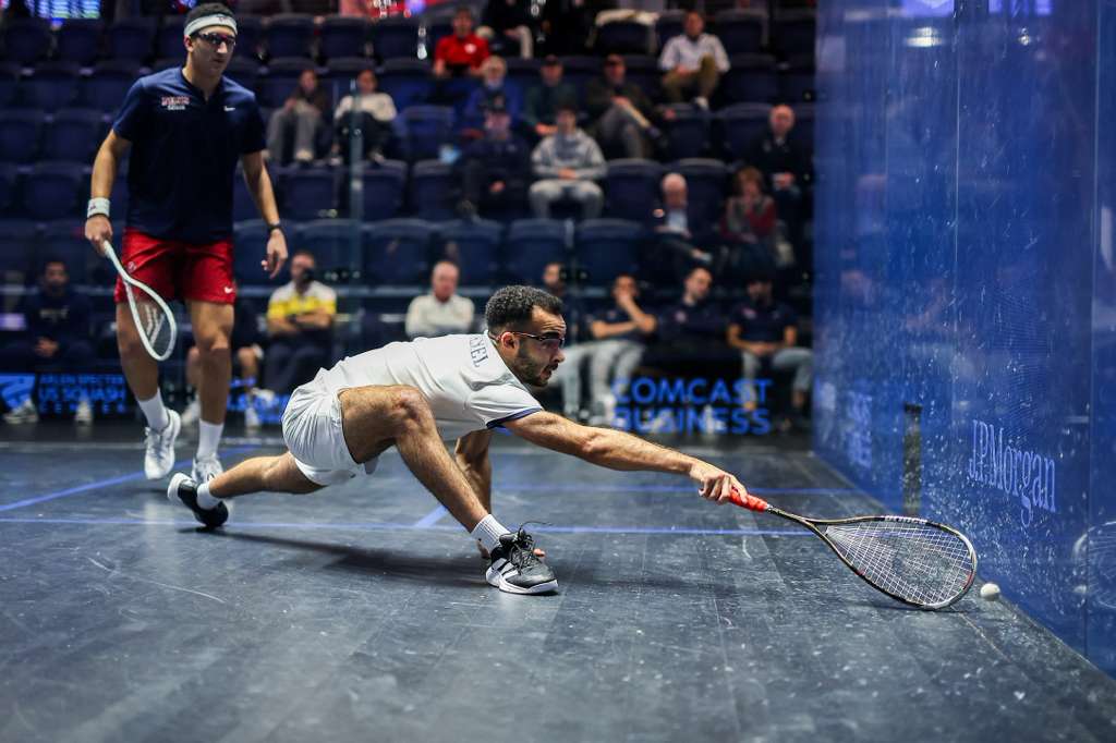 Youssef Bastawy on court 2